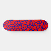 Poettering - Rood op donkerblauw Skateboard (Horizontaal)
