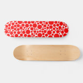 Poettering - Rood op wit Persoonlijk Skateboard (Horizontaal)