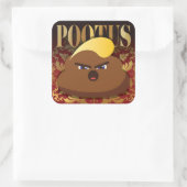 POETUS VIERKANTE STICKER (Tas)