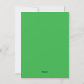 POEZelige KERSTIS Kaart Groen (Achterkant)