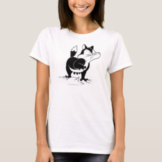 Poezenpootjes krabben weg t-shirt