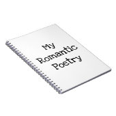 Poëzie boek notitieboek (Rechterzijde)