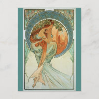 Poëzie door Alfons Mucha - Art Nouveau