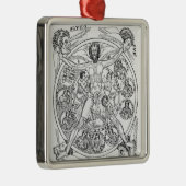 Poëzie en muziek metalen ornament (Rechts)