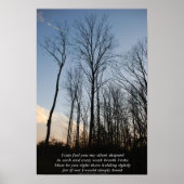 Poëzie in kunst - "Een persoonlijk gebed", fragmen Poster (Voorkant)