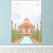 Poëzie in marmer canvas afdruk (Insitu (Houten vloer))