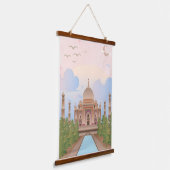 Poëzie in marmer hangend wandkleed (Gebogen)