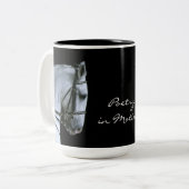 Poëzie in Motion-Mok Tweekleurige Koffiemok (Voorkant links)