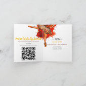 Poëzie in Pointe | Ballet recital prestatie-uitnod (Binnen)