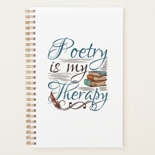 Poëzie is mijn schrijfster van de therapiedichter  planner (Voorkant)