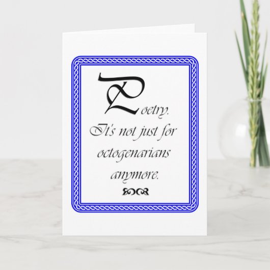 Poëzie Kaart (Voorkant)