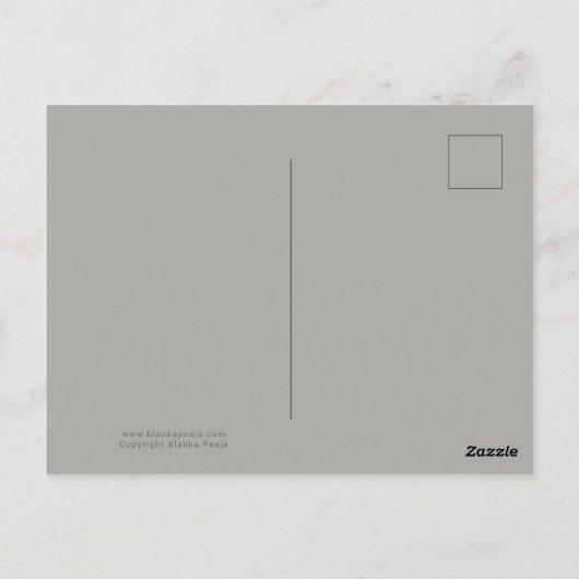 poëzie-kaart briefkaart (Achterkant)