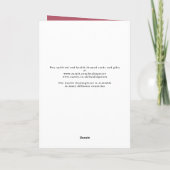 Poëzie Kaart, genezing, ruimte-Kaart voor vasthoud Kaart (Achterkant)