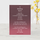 Poëzie Kaart, genezing, ruimte-Kaart voor vasthoud Kaart (Gele Bloem)