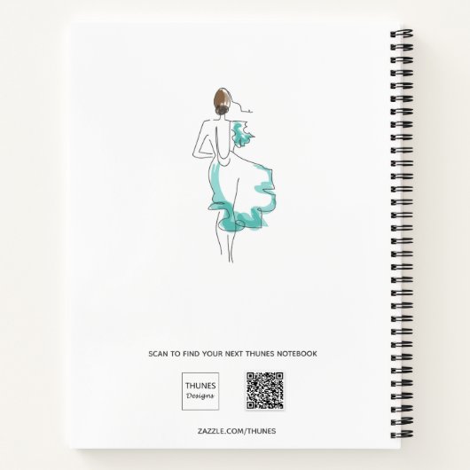 Poëzie kunstwerk naam typografie notitieboek (Achterkant)