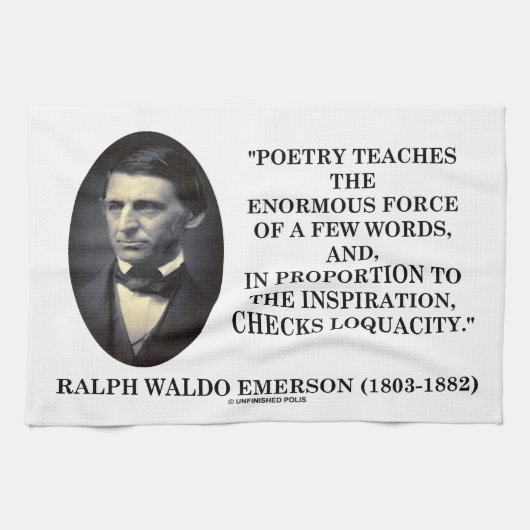 Poëzie leert enorme kracht van weinig woorden cita theedoek (Horizontaal)