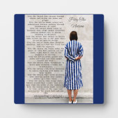 Poëzie Medelijden met de Nation Plaque Fotoplaat (Voorkant)