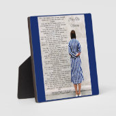 Poëzie Medelijden met de Nation Plaque Fotoplaat (Voorkant)