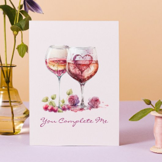 Poëzie Modern hart Rode Valentijnsdag Jubileum Kaart