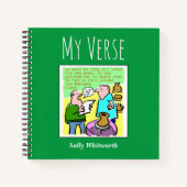 Poëzie Notitieboek met naam eigenaar (Voorkant)