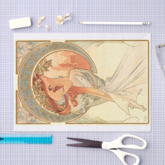 Poëzie, ontkoppeling tissuepapier (Craft)