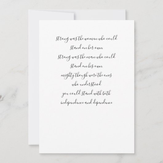 Poëzie ontmoet feestdagenkaart (Voorkant)