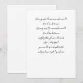 Poëzie ontmoet feestdagenkaart (Voorkant / Achterkant)