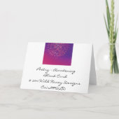 Poëzie - Ontwaken Wenskaart Kaart (Achterkant)