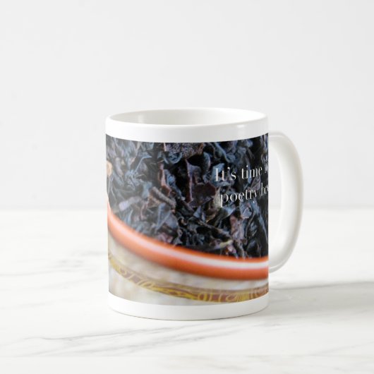 Poëzie op het werk - tijd voor een Mok van de Tea  (Voorkant rechts)