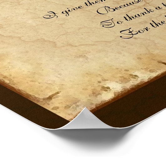 Poëzie Poster "Prayer for my Moeder" (Hoek)