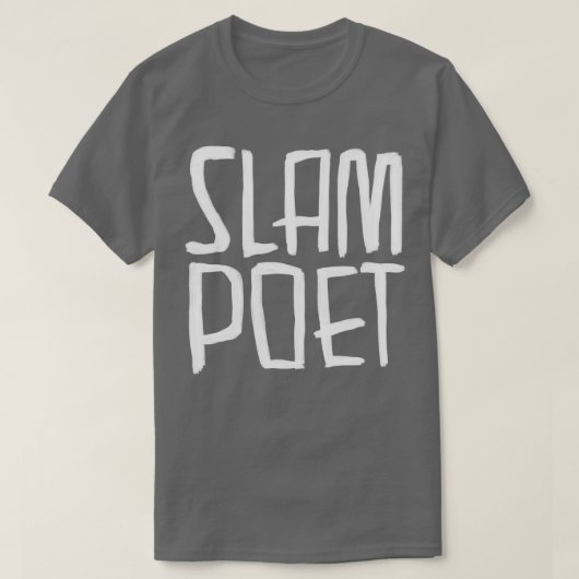 Poëzie Slam Slam Poëzie Slammer T-shirt (Design voorkant)