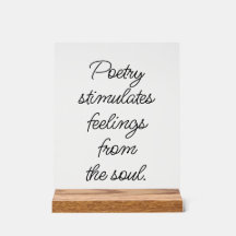 Poëzie stimuleert acrylverf