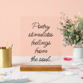 Poëzie stimuleert acrylverf acryl bord (Huwelijk)