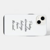 Poëzie Stimuleert iPhone Case Hoesje (Achterkant horizontaal)