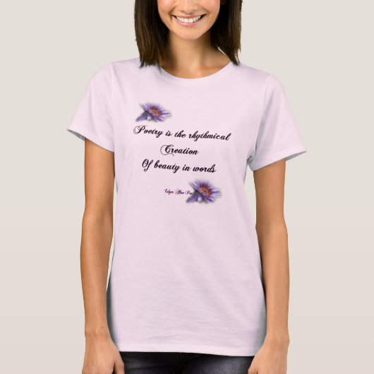 Poëzie T-shirt (Voorkant)