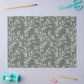 Poëzie van Bladeren Monochroom Bos Botanisch Tissuepapier (Craft)