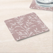 Poëzie van Bladeren n Stems XL4b gebladerte antiek Kartonnen Onderzetters (Schuin)