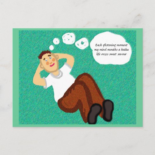 Poëzie van Haiku Briefkaart (Voorkant)