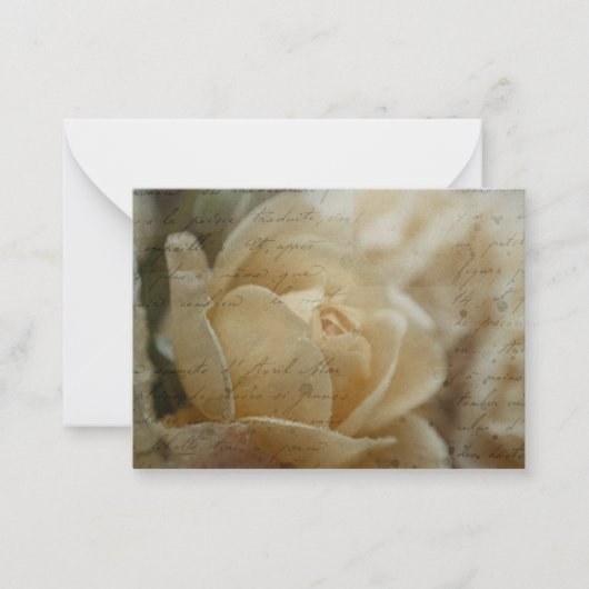 Poëzie van Rozen Collectie Notitiekaartje (Voorkant)