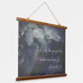 Poëzie vertrekt hangend wandkleed (Gebogen)