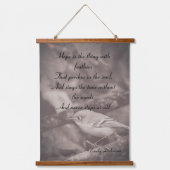 Poëzie Vogel Hangend Wandkleed (Voorkant)