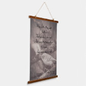 Poëzie Vogel Hangend Wandkleed (Gebogen)