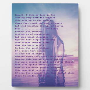 Poëzie voor de ziel fotoplaat