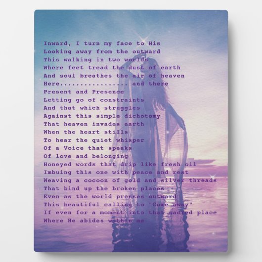 Poëzie voor de ziel fotoplaat (Voorkant)