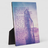 Poëzie voor de ziel fotoplaat (Zijkant)