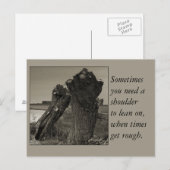 Poëzie - vriendschap briefkaart (Voorkant / Achterkant)