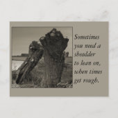 Poëzie - vriendschap briefkaart (Voorkant)