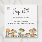 Pof het als zij barst - paddenstoelen - bedankjes labels (Voorkant)