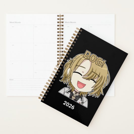 Pog! Chibi Planner 2026 - Luca Kaneshiro Fanart (Display)