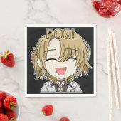 Pog! Chibi servetten - Luca Kaneshiro Fanart (Insitu)